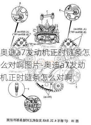 奥迪a7发动机正时链条怎么对啊图片-奥迪a7发动机正时链条怎么对啊