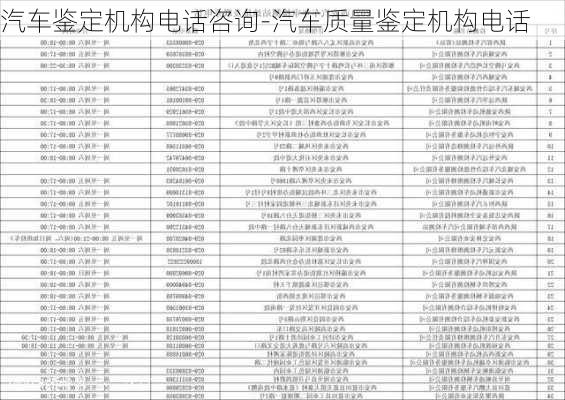 汽车鉴定机构电话咨询-汽车质量鉴定机构电话