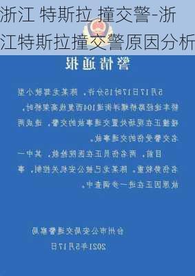 浙江 特斯拉 撞交警-浙江特斯拉撞交警原因分析