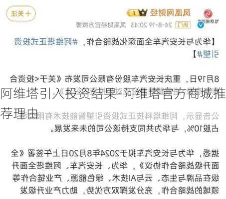 阿维塔引入投资结果-阿维塔官方商城推荐理由