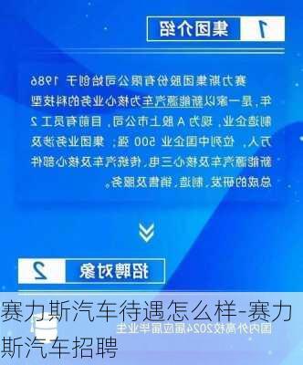 赛力斯汽车待遇怎么样-赛力斯汽车招聘