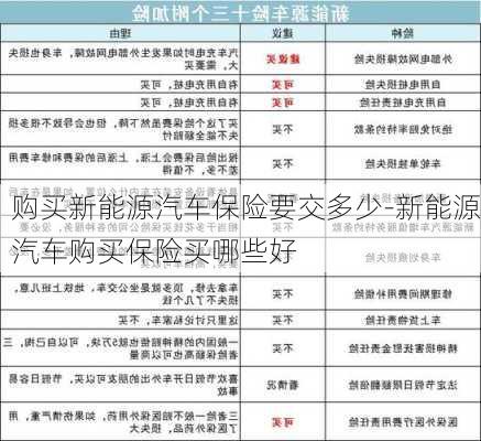 购买新能源汽车保险要交多少-新能源汽车购买保险买哪些好