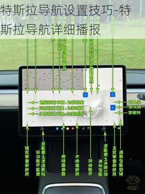 特斯拉导航设置技巧-特斯拉导航详细播报