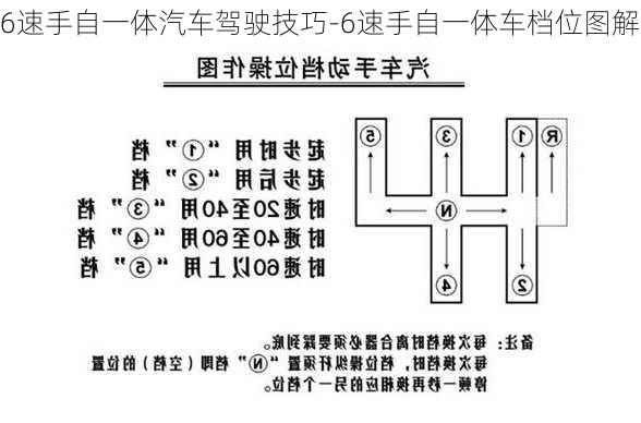 6速手自一体汽车驾驶技巧-6速手自一体车档位图解