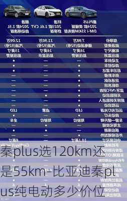 秦plus选120km还是55km-比亚迪秦plus纯电动多少价位