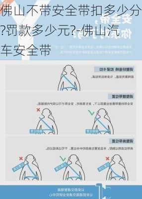 佛山不带安全带扣多少分?罚款多少元?-佛山汽车安全带