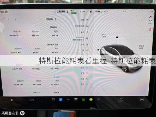 特斯拉能耗表看里程-特斯拉能耗表