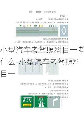 小型汽车考驾照科目一考什么-小型汽车考驾照科目一