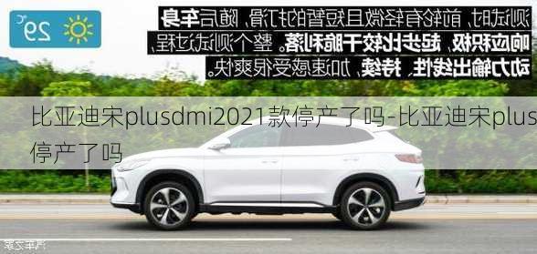 比亚迪宋plusdmi2021款停产了吗-比亚迪宋plus停产了吗