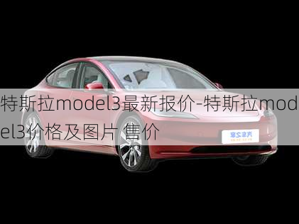 特斯拉model3最新报价-特斯拉model3价格及图片 售价