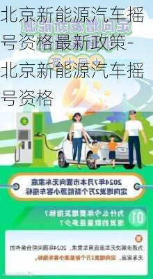 北京新能源汽车摇号资格最新政策-北京新能源汽车摇号资格