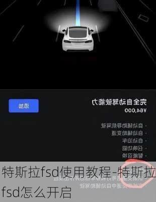 特斯拉fsd使用教程-特斯拉fsd怎么开启