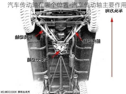 汽车传动轴在哪个位置-汽车传动轴主要作用