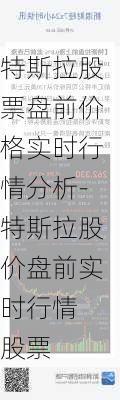 特斯拉股票盘前价格实时行情分析-特斯拉股价盘前实时行情 股票