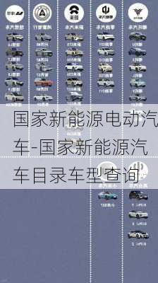 国家新能源电动汽车-国家新能源汽车目录车型查询