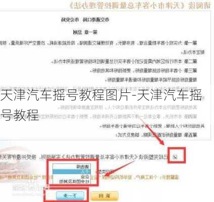 天津汽车摇号教程图片-天津汽车摇号教程