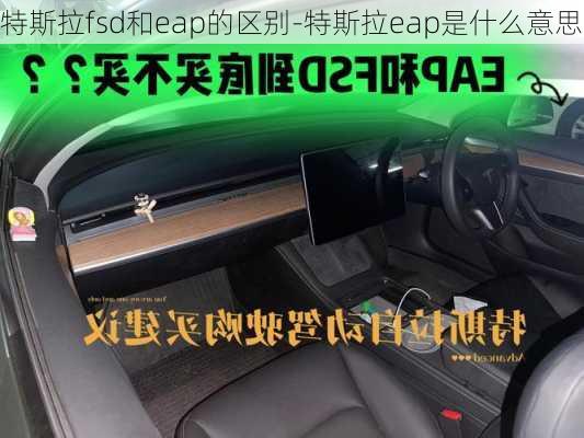 特斯拉fsd和eap的区别-特斯拉eap是什么意思