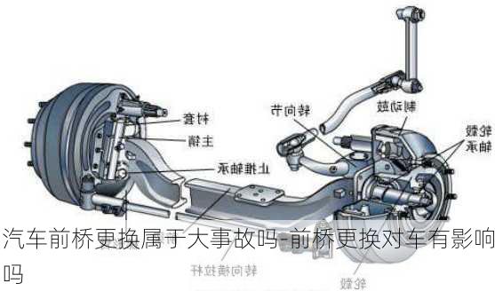 汽车前桥更换属于大事故吗-前桥更换对车有影响吗