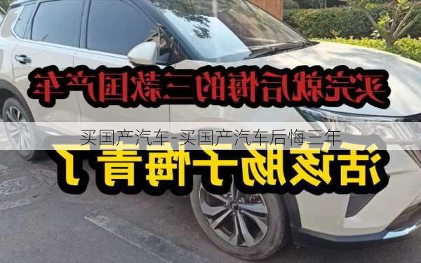 买国产汽车-买国产汽车后悔三年