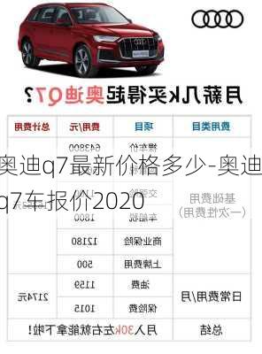 奥迪q7最新价格多少-奥迪q7车报价2020