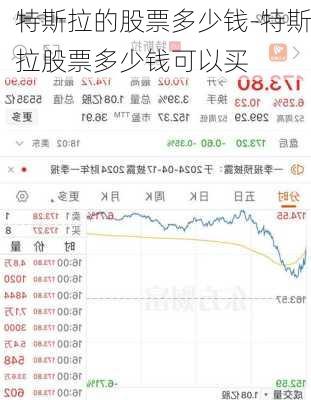 特斯拉的股票多少钱-特斯拉股票多少钱可以买