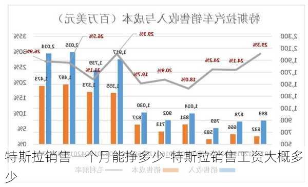 特斯拉销售一个月能挣多少-特斯拉销售工资大概多少