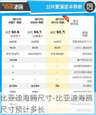 比亚迪海鸥尺寸-比亚迪海鸥尺寸预计多长