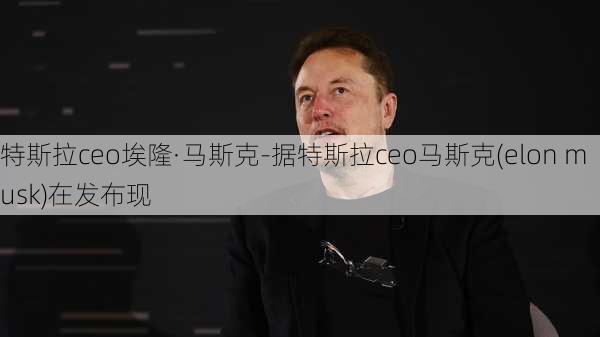 特斯拉ceo埃隆·马斯克-据特斯拉ceo马斯克(elon musk)在发布现