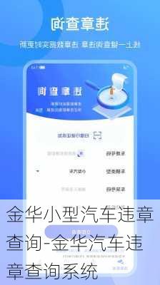 金华小型汽车违章查询-金华汽车违章查询系统