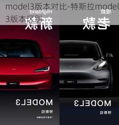 model3版本对比-特斯拉model3版本区别