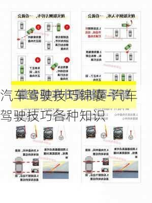 汽车驾驶技巧锦囊-汽车驾驶技巧各种知识