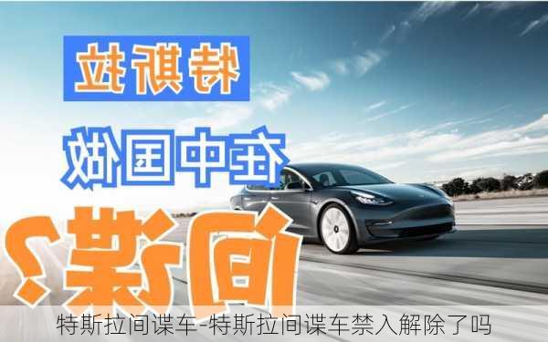 特斯拉间谍车-特斯拉间谍车禁入解除了吗