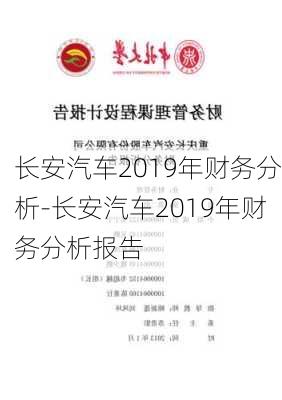 长安汽车2019年财务分析-长安汽车2019年财务分析报告