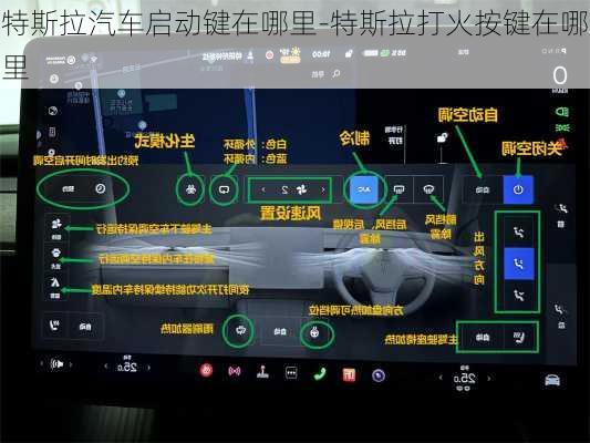 特斯拉汽车启动键在哪里-特斯拉打火按键在哪里
