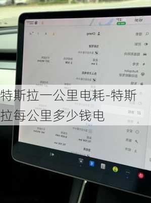特斯拉一公里电耗-特斯拉每公里多少钱电