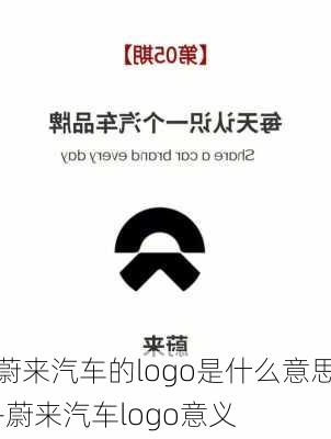 蔚来汽车的logo是什么意思-蔚来汽车logo意义