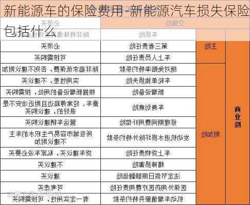 新能源车的保险费用-新能源汽车损失保险包括什么