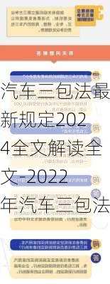 汽车三包法最新规定2024全文解读全文-2022年汽车三包法