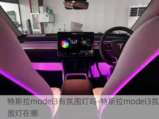 特斯拉model3有氛围灯吗-特斯拉model3氛围灯在哪