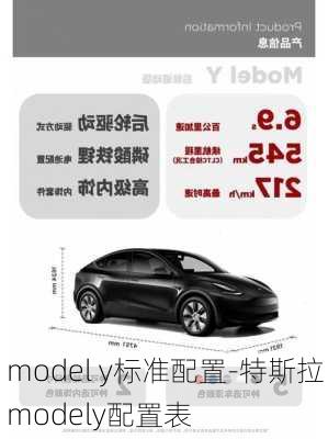 model y标准配置-特斯拉modely配置表