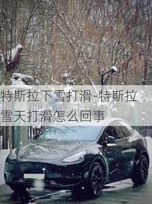 特斯拉下雪打滑-特斯拉雪天打滑怎么回事