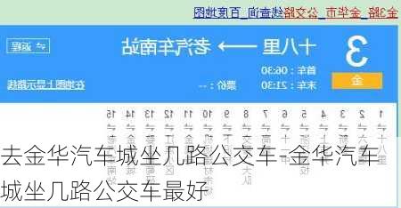 去金华汽车城坐几路公交车-金华汽车城坐几路公交车最好