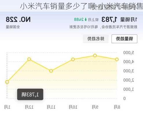 小米汽车销量多少了啊-小米汽车销售