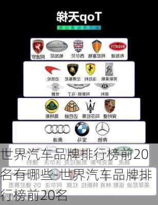 世界汽车品牌排行榜前20名有哪些-世界汽车品牌排行榜前20名