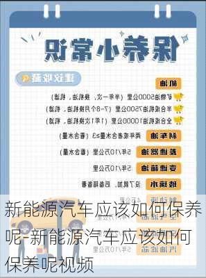 新能源汽车应该如何保养呢-新能源汽车应该如何保养呢视频