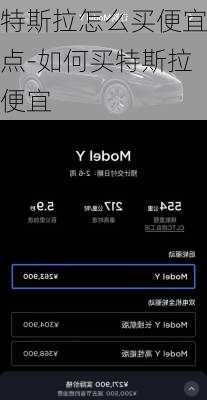 特斯拉怎么买便宜点-如何买特斯拉便宜