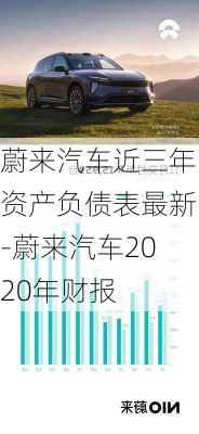 蔚来汽车近三年资产负债表最新-蔚来汽车2020年财报