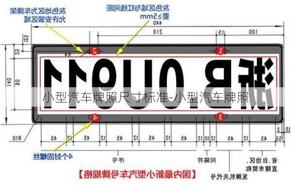 小型汽车牌照尺寸标准-小型汽车牌照