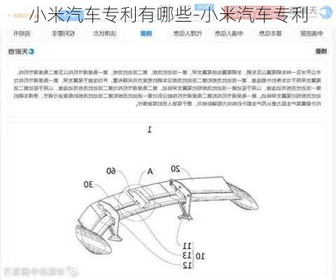 小米汽车专利有哪些-小米汽车专利