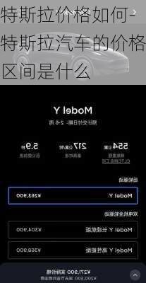 特斯拉价格如何-特斯拉汽车的价格区间是什么